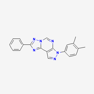 7-(3,4-dimethylphenyl)-2-phenyl-7H-pyrazolo[4,3-e][1,2,4]triazolo[1,5-c]pyrimidine