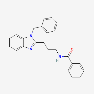 N-[3-(1-benzyl-1H-benzimidazol-2-yl)propyl]benzamide