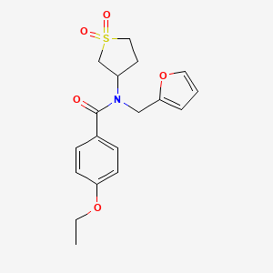 N-(1,1-dioxidotetrahydrothiophen-3-yl)-4-ethoxy-N-(furan-2-ylmethyl)benzamide