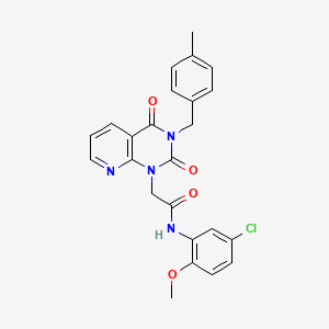 N-(5-chloro-2-methoxyphenyl)-2-{3-[(4-methylphenyl)methyl]-2,4-dioxo-1H,2H,3H,4H-pyrido[2,3-d]pyrimidin-1-yl}acetamide