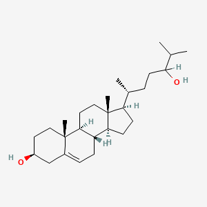 molecular formula C₂₇H₄₆O₂ B1141375 24-羟基胆固醇 CAS No. 30271-38-6