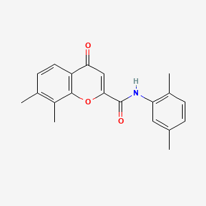 N-(2,5-dimethylphenyl)-7,8-dimethyl-4-oxo-4H-chromene-2-carboxamide