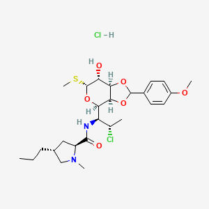 B1141377 3,4-O-p-Anisylideneclindamycin Hydrochloride CAS No. 25908-42-3