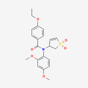 N-(2,4-dimethoxyphenyl)-N-(1,1-dioxido-2,3-dihydrothiophen-3-yl)-4-ethoxybenzamide