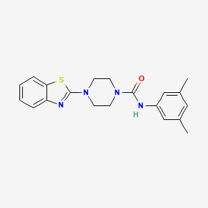 4-(1,3-benzothiazol-2-yl)-N-(3,5-dimethylphenyl)piperazine-1-carboxamide