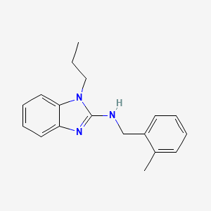 N-(2-methylbenzyl)-1-propyl-1H-benzimidazol-2-amine