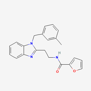 N-{2-[1-(3-methylbenzyl)-1H-benzimidazol-2-yl]ethyl}furan-2-carboxamide