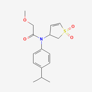 N-(1,1-dioxido-2,3-dihydrothien-3-yl)-N-(4-isopropylphenyl)-2-methoxyacetamide