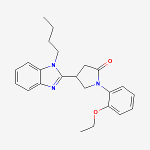 4-(1-butyl-1H-benzimidazol-2-yl)-1-(2-ethoxyphenyl)pyrrolidin-2-one