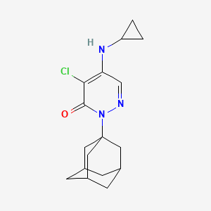 2-(Adamantan-1-YL)-4-chloro-5-(cyclopropylamino)-2,3-dihydropyridazin-3-one