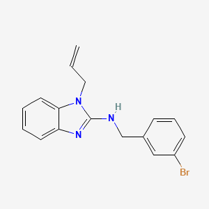 N-(3-bromobenzyl)-1-(prop-2-en-1-yl)-1H-benzimidazol-2-amine