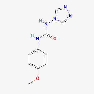 1-(4-methoxyphenyl)-3-(4H-1,2,4-triazol-4-yl)urea