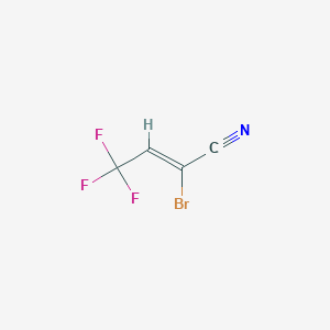 molecular formula C₄HBrF₃N B1141426 2-溴-4,4,4-三氟巴豆腈 CAS No. 157735-86-9