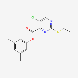 3,5-Dimethylphenyl 5-chloro-2-(ethylsulfanyl)pyrimidine-4-carboxylate