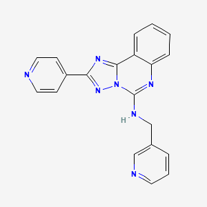 N-[(pyridin-3-yl)methyl]-2-(pyridin-4-yl)-[1,2,4]triazolo[1,5-c]quinazolin-5-amine