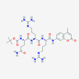 molecular formula C34H53N11O10 B1141441 Boc-Gln-Arg-Arg-Mca CAS No. 109376-05-8