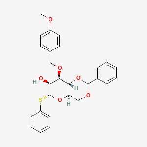 (R)-Phenyl 3-O-[(4-methoxyphenyl)methyl]-4,6-O-(phenylmethylene)-1-thio-alpha-D-mannopyranoside