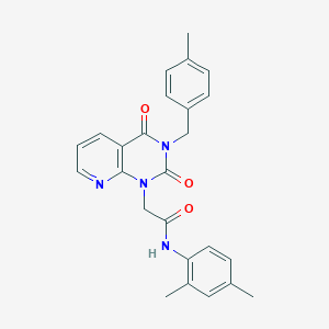 N-(2,4-dimethylphenyl)-2-[3-(4-methylbenzyl)-2,4-dioxo-3,4-dihydropyrido[2,3-d]pyrimidin-1(2H)-yl]acetamide