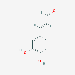 molecular formula C₉H₈O₃ B1141455 咖啡醛 CAS No. 141632-15-7