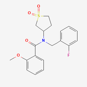 N-(1,1-dioxidotetrahydrothiophen-3-yl)-N-(2-fluorobenzyl)-2-methoxybenzamide