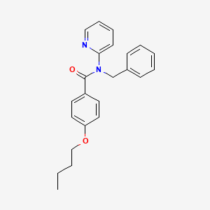 N-benzyl-4-butoxy-N-(pyridin-2-yl)benzamide