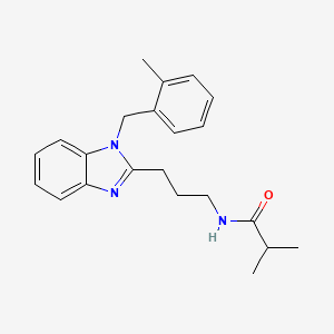 2-methyl-N-{3-[1-(2-methylbenzyl)-1H-benzimidazol-2-yl]propyl}propanamide