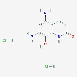 5,7-Diaminoquinoline-2,8-diol dihydrochloride