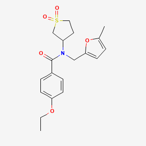 N-(1,1-dioxidotetrahydrothiophen-3-yl)-4-ethoxy-N-[(5-methylfuran-2-yl)methyl]benzamide