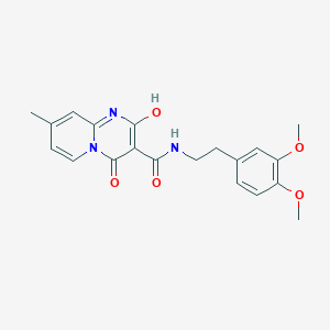 N-[2-(3,4-dimethoxyphenyl)ethyl]-2-hydroxy-8-methyl-4-oxo-4H-pyrido[1,2-a]pyrimidine-3-carboxamide