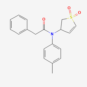 N-(1,1-dioxido-2,3-dihydrothiophen-3-yl)-2-phenyl-N-(p-tolyl)acetamide