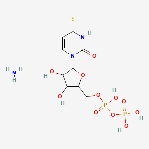 molecular formula C9H23N5O11P2S B1141481 P-P-s4Ura-Ribf.NH3 CAS No. 108322-05-0
