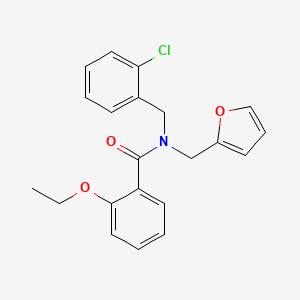 N-(2-chlorobenzyl)-2-ethoxy-N-(furan-2-ylmethyl)benzamide