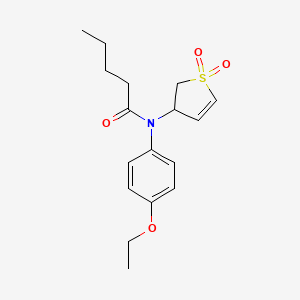 N-(1,1-dioxido-2,3-dihydrothien-3-yl)-N-(4-ethoxyphenyl)pentanamide