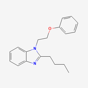 molecular formula C19H22N2O B11414857 2-butyl-1-(2-phenoxyethyl)-1H-benzimidazole 