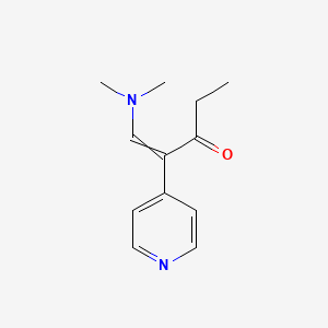 molecular formula C₁₂H₁₆N₂O B1141488 1-(4-Pyridinyl)-2-(dimethylamino)ethenyl ethyl ketone CAS No. 78504-62-8