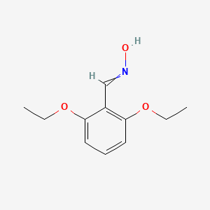 molecular formula C11H15NO3 B1141504 N-[(2,6-Diethoxyphenyl)methylidene]hydroxylamine CAS No. 107694-29-1
