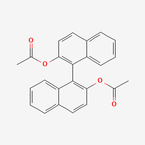 molecular formula C24H22O4 B1141510 1-(2-Acetyloxynaphthyl)-2-naphthyl acetate CAS No. 101758-48-9