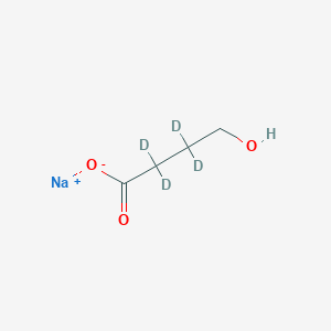 molecular formula C4H3D4NaO3 B1141542 SodiuM 4-Hydroxybutyrate-d4 CAS No. 1251763-08-2