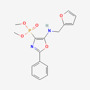 Dimethyl (5-{[(furan-2-YL)methyl]amino}-2-phenyl-1,3-oxazol-4-YL)phosphonate