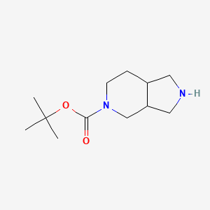 molecular formula C12H22N2O2 B1141565 5-Boc-八氢吡咯并[3,4-c]吡啶 CAS No. 1257389-94-8