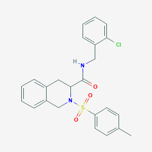 N-[(2-chlorophenyl)methyl]-2-(4-methylbenzenesulfonyl)-1,2,3,4-tetrahydroisoquinoline-3-carboxamide