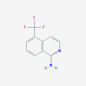 B1141568 5-(Trifluoromethyl)isoquinolin-1-amine CAS No. 1357946-47-4