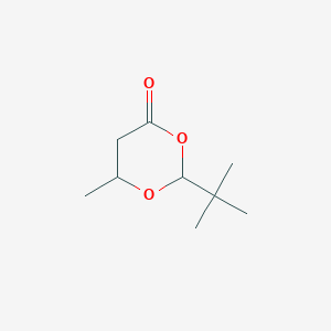 molecular formula C9H16O3 B1141571 2-叔丁基-6-甲基-1,3-二氧杂环-4-酮 CAS No. 100017-18-3