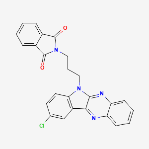 2-[3-(9-Chloro-indolo[2,3-b]quinoxalin-6-yl)-propyl]-isoindole-1,3-dione