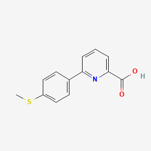 molecular formula C13H11NO2S B1141600 6-(4-Methylthiophenyl)picolinic acid CAS No. 1261931-53-6