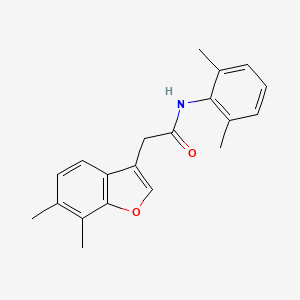 2-(6,7-dimethyl-1-benzofuran-3-yl)-N-(2,6-dimethylphenyl)acetamide