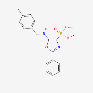 Dimethyl {5-[(4-methylbenzyl)amino]-2-(4-methylphenyl)-1,3-oxazol-4-yl}phosphonate