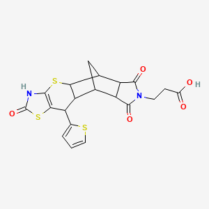 molecular formula C20H18N2O5S3 B11416177 C20H18N2O5S3 