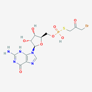 B114163 Guanosine-5'-O-(S-(3-bromo-2-oxopropyl))thiophosphate CAS No. 144085-39-2