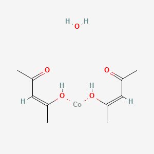 molecular formula C10H14CoO4 B1141633 乙酰丙酮合钴(II)水合物 CAS No. 123334-29-2